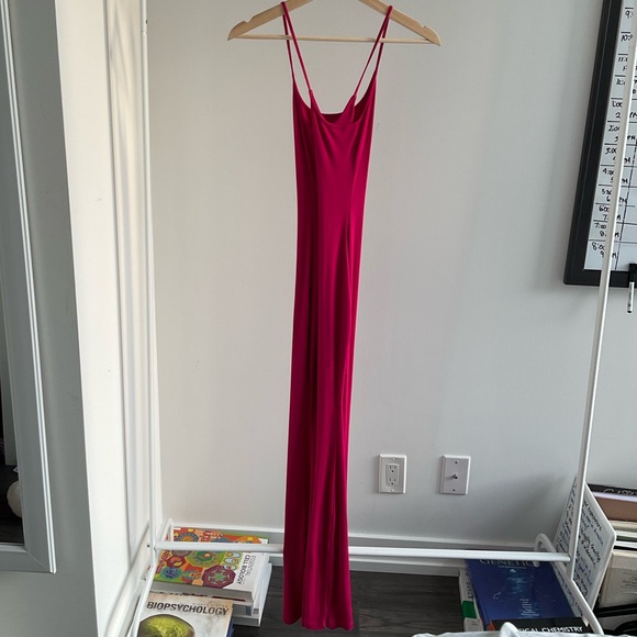 Gorgeous Teardrop Backless Bodycon Maxi Casual Slip Dress Crisscross - Picture 5 of 6